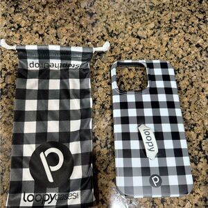 Loopy Case Monochrome Checkered IPhone 15 Pro Max Case